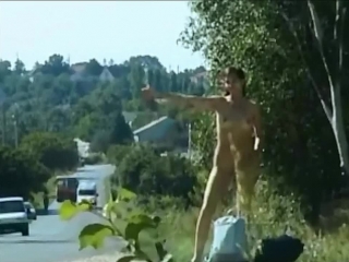 hitchhiking naked